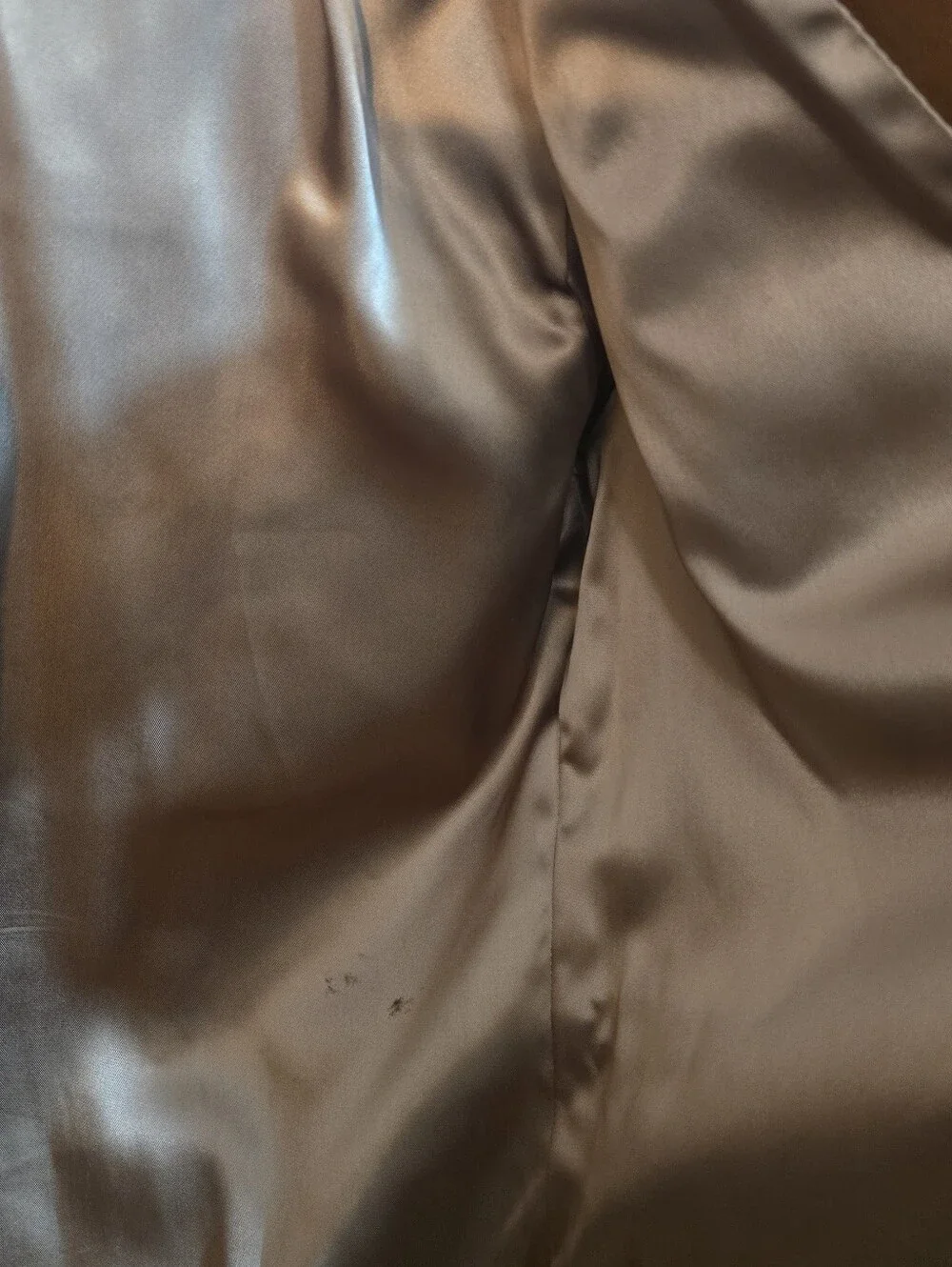 Puritan Unisex 70s Brown Leather Button Front Jacket Sz L (40)